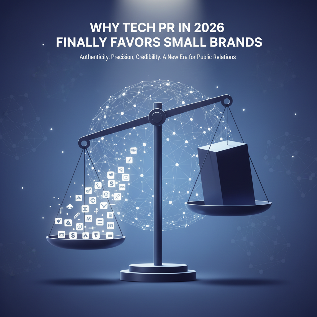 Why Tech PR in 2026 Finally Favors Small Brands