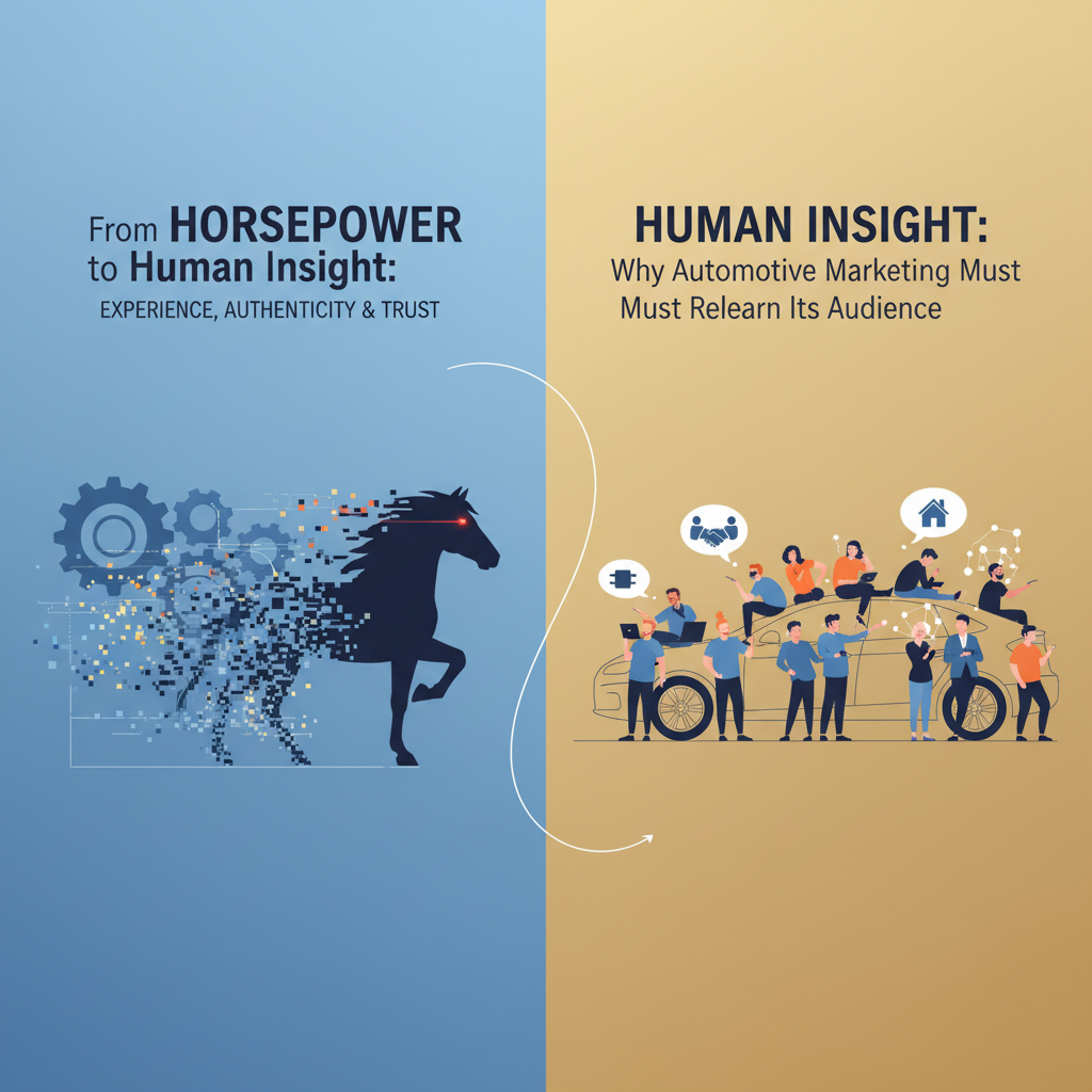 From Horsepower to Human Insight: Why Automotive Marketing Must Relearn Its Audience