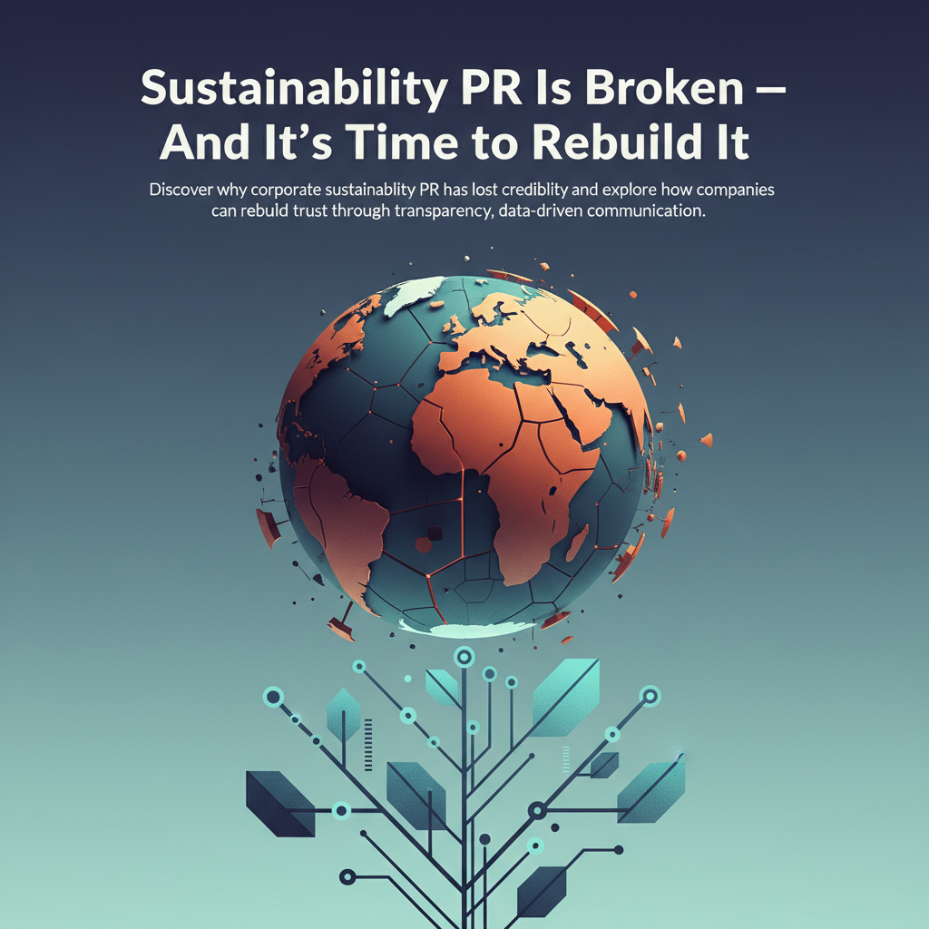 Sustainability PR Is Broken — And It’s Time to Rebuild It