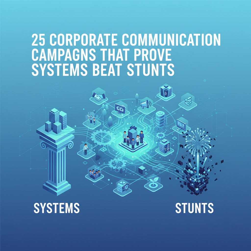 25 Corporate Communication Campaigns That Prove Systems Beat Stunts