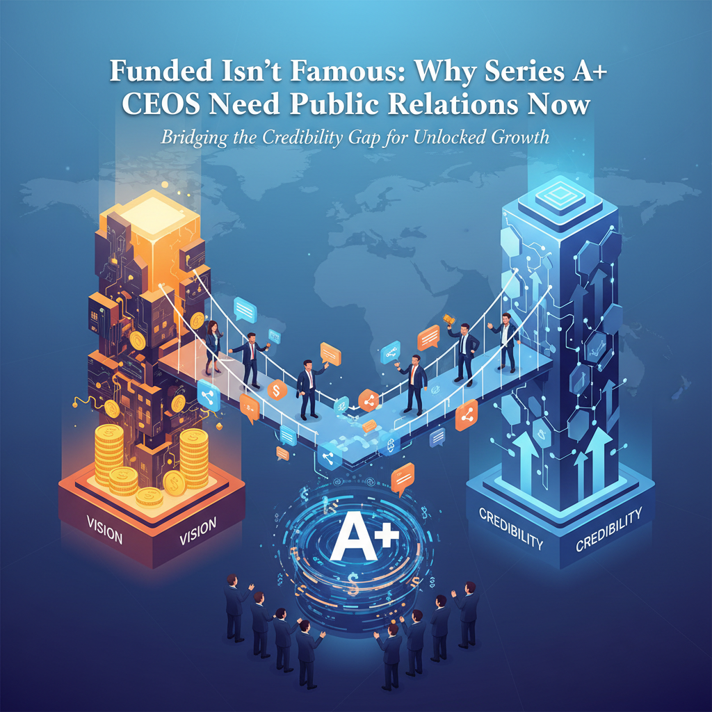 Funded Isn’t Famous: Why Series A+ CEOs Need Public Relations Now