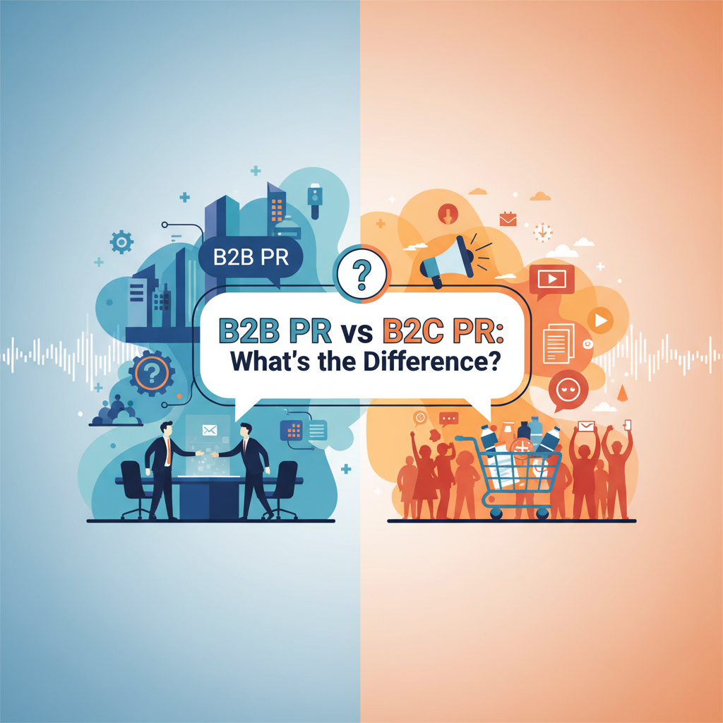 B2B PR vs B2C PR: What's the Difference?
