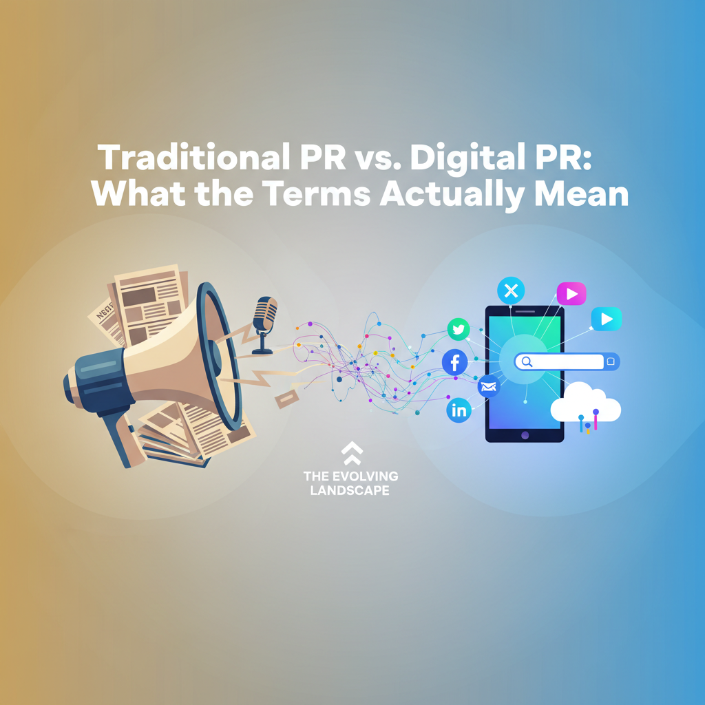 Traditional PR vs. Digital PR: What the Terms Actually Mean