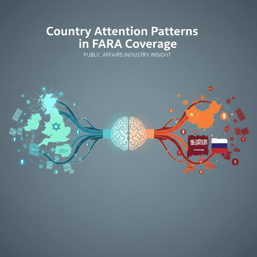 Country Attention Patterns in FARA Coverage