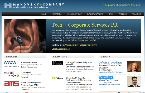 Makovsky Company Public Relations
