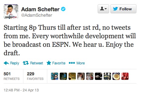 Adam Schefter Twitter