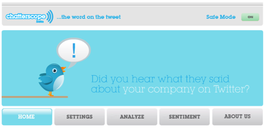 Chatterscope: A New Twitter Sentiment Monitoring Tool