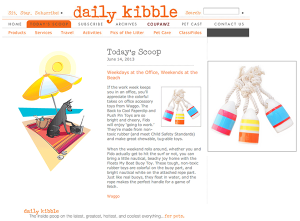 Daily Kibble Hires Whitegate PR for the Holiday Season