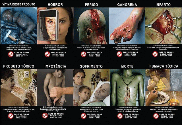 mandatory warning images in Brazil