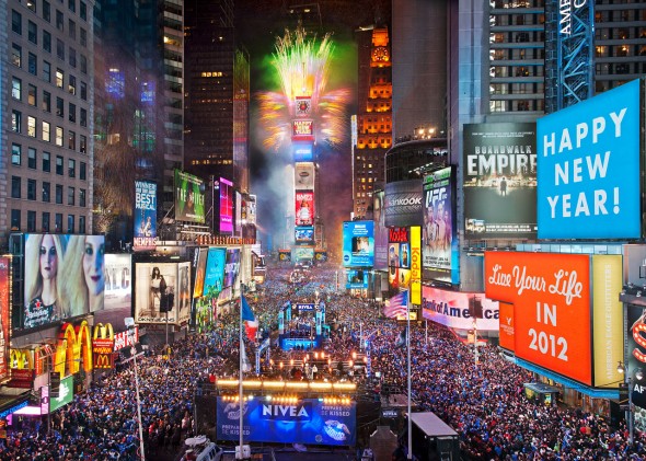 Times Square Ball Engages Social