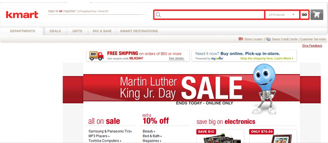 MLK Day Sale: The Lowest of Marketing from Kmart