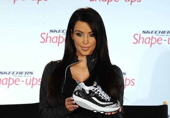 Kim Kardashian Strips for Skechers' Super Bowl Ad