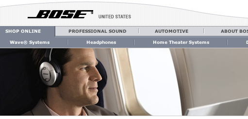 QuietComfort acoustic noise cancelling headphones bose headsets and headphones
