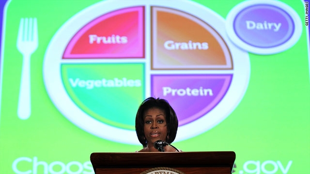 Food Pyramid Replaced by Obama's MyPlate