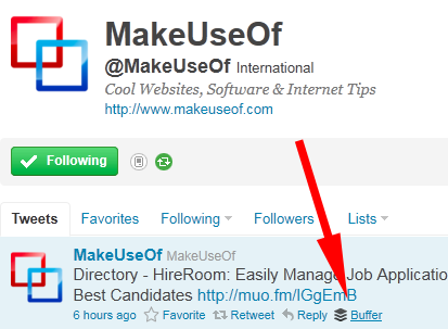 Buffer Retweets right from Twitter.com