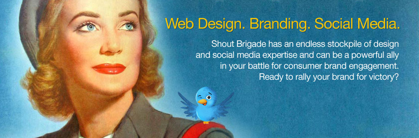 The Shout Brigade Joins the Social Media Game