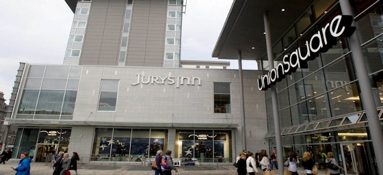 Union Square in Aberdeen