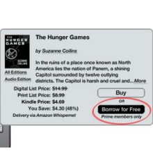 Amazon Sweetens Its Prime Membership with Book Lending