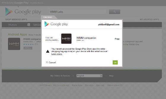 WIMM Labs on my Google Play