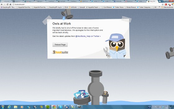 Hootsuite down for the count?