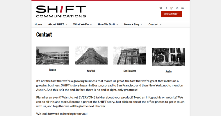 7 Bell Ringer Awards for SHIFT Communications