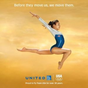 United Airlines Cheers for Team USA