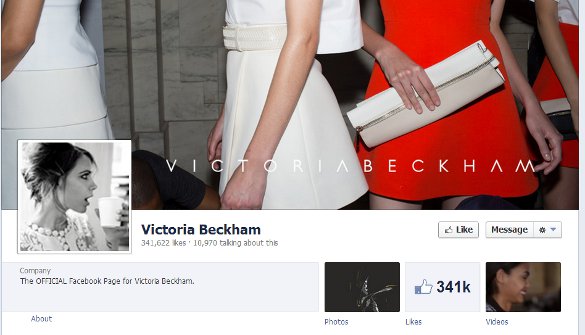 Victoria Beckham Luxury Social Media