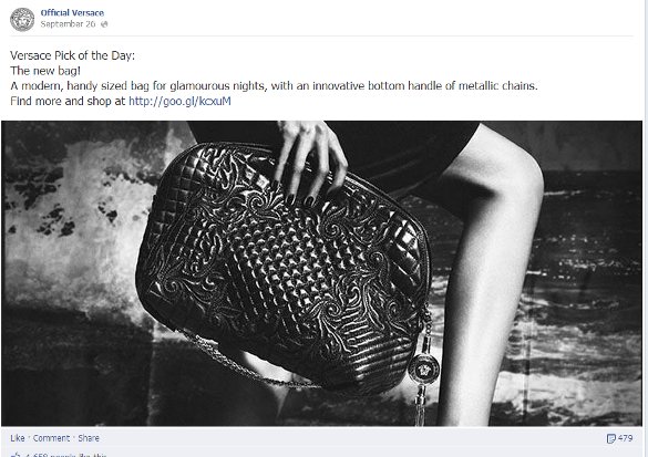 Versace Luxury Social Media