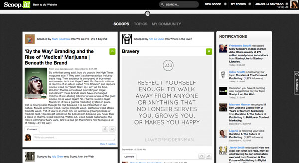 Scoop.it Redesigned, Adds Features to Enhance Brand Visibility for SMBs