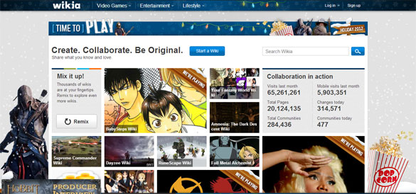 Nielsen Names Wikia Top 10 Social Network