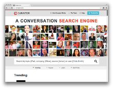 Curaytor Launches Conversation Search Engine