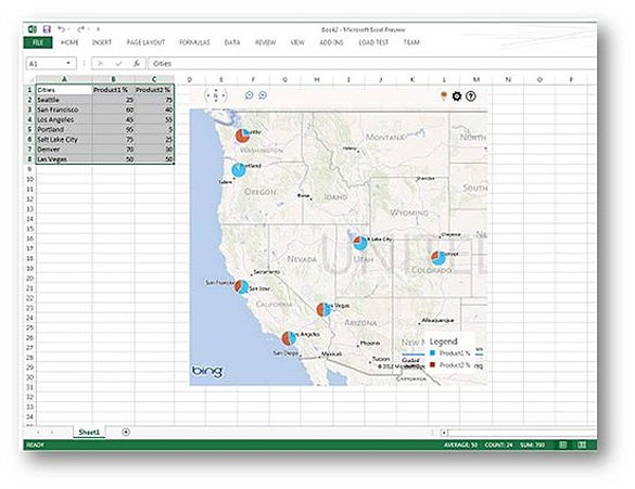 Bing Maps for Office.