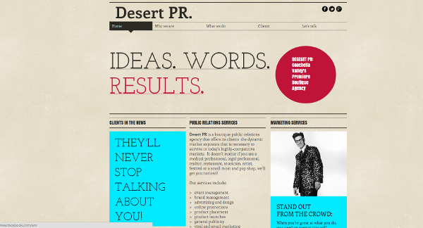 Desert PR: Website Overlooks Important Details