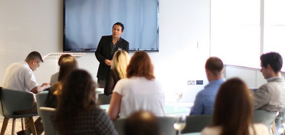 Brian Solis addresses decision makers and media in London this month - courtesy Benjamin Ellis
