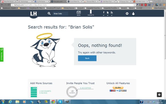 The LikeHack search mechanism