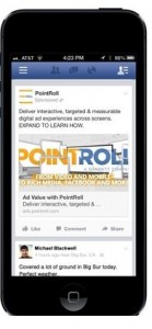 Facebook and PointRoll Partner to Bring Rich Media Ads to Mobile