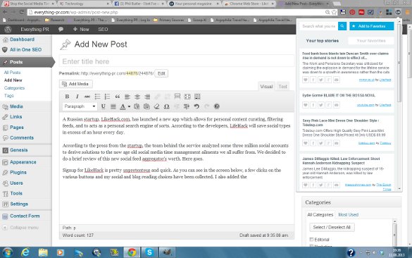 Chrome extension for LikeHack