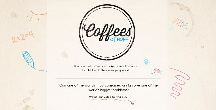 #COFFEESOFHOPE - A Charitable First, Thirsting for You