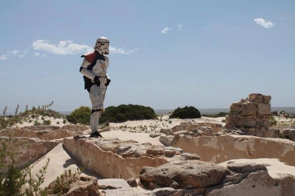 Stormtrooper takes a Snakebite for Charity
