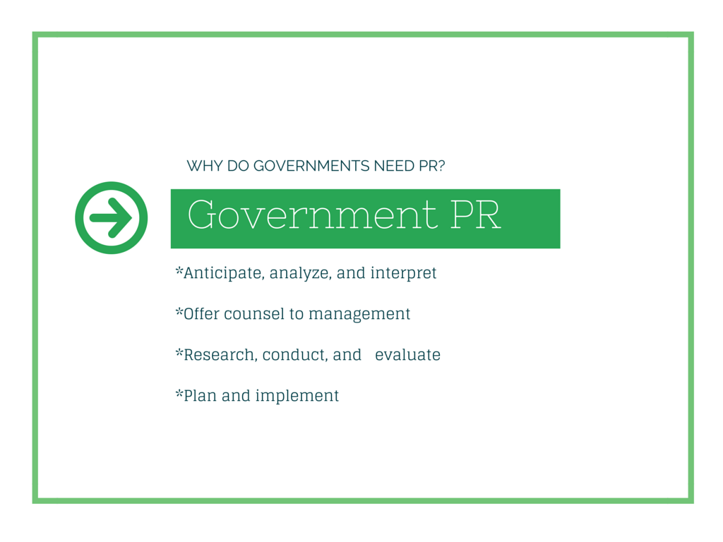 government pr