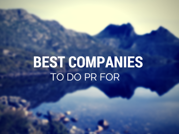 Best Companies to do PR For