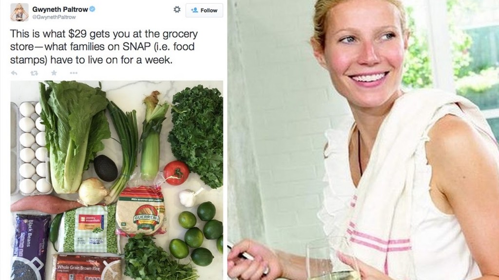 gwyenth paltrow food stamps