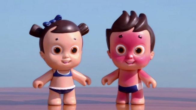 Nivea Sunburn Doll Commercial