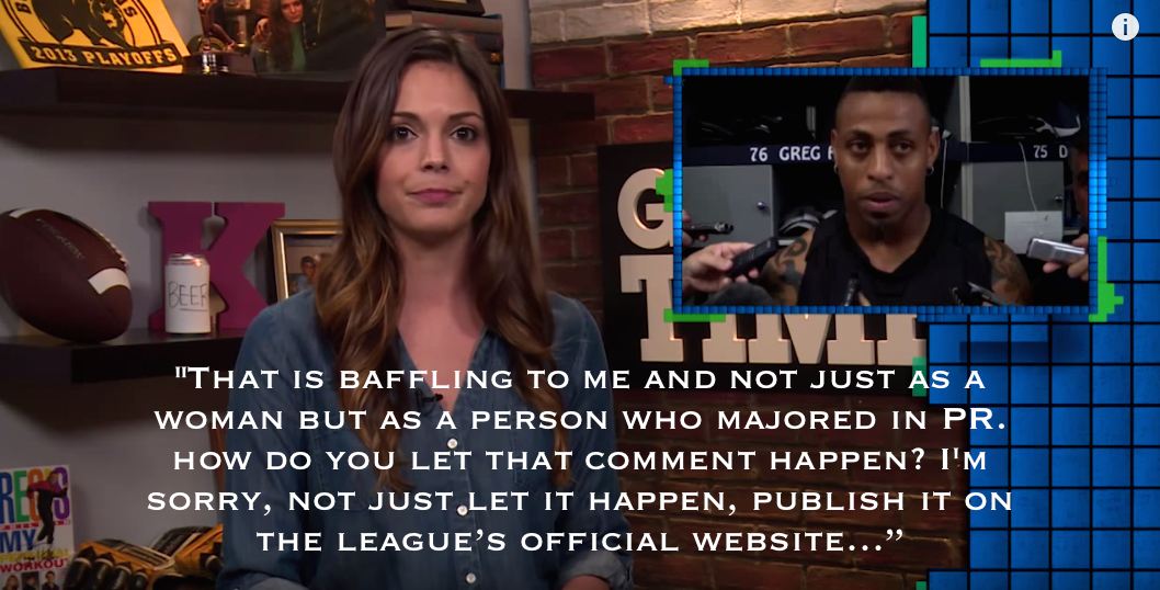 Katie Nolan Garbage time NFL