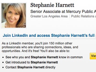 Stephanie Harnett fake reporter