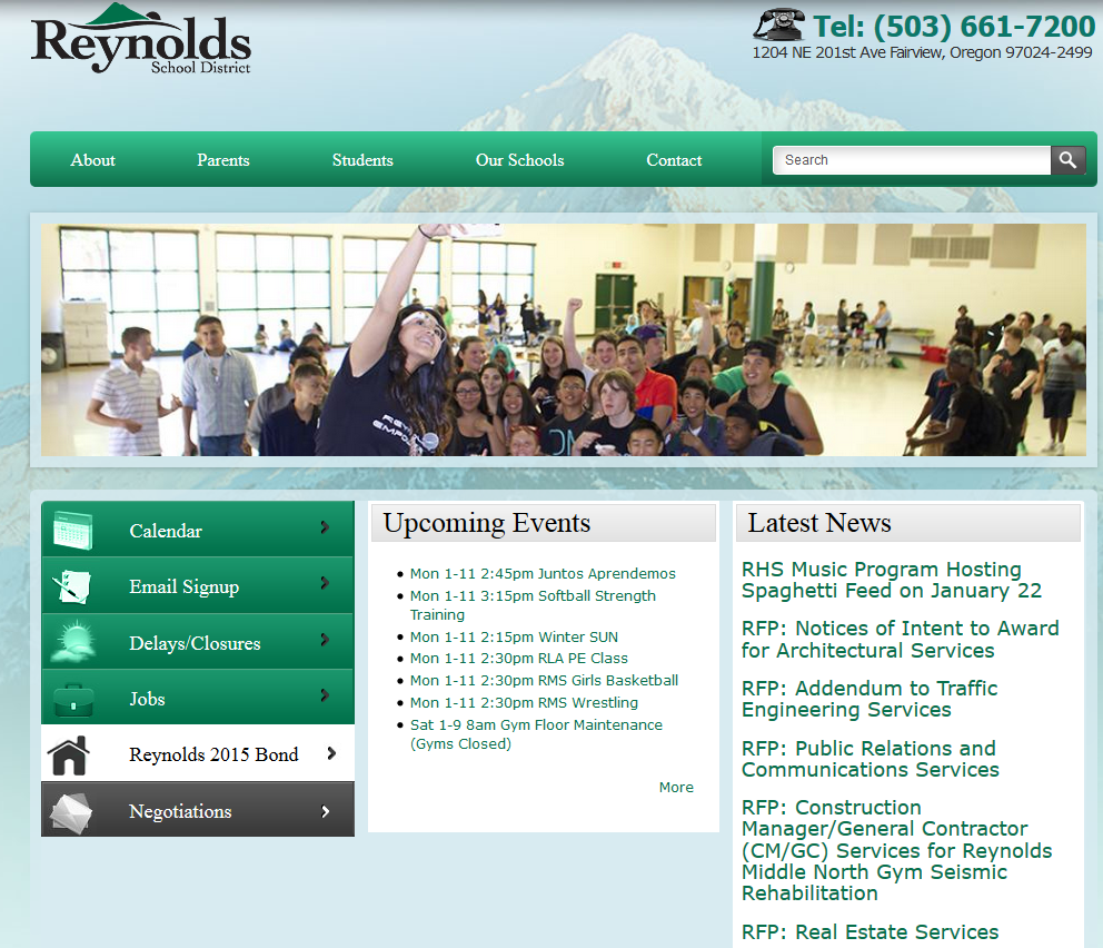 Oregon Based School Issues Public Relations RFP