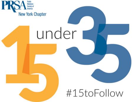 PRSA-NY Names 15 under 35 in Awards Ceremony