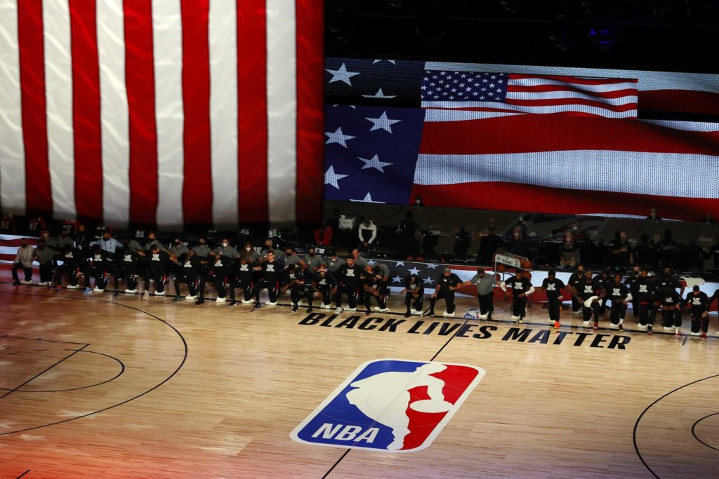 NBA Athletes Stand Together in Protest