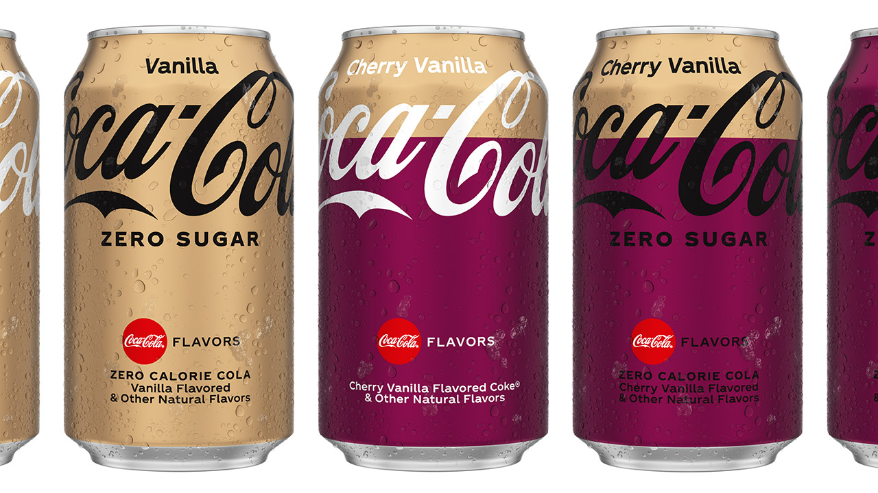 New Can Designs for Coca Cola