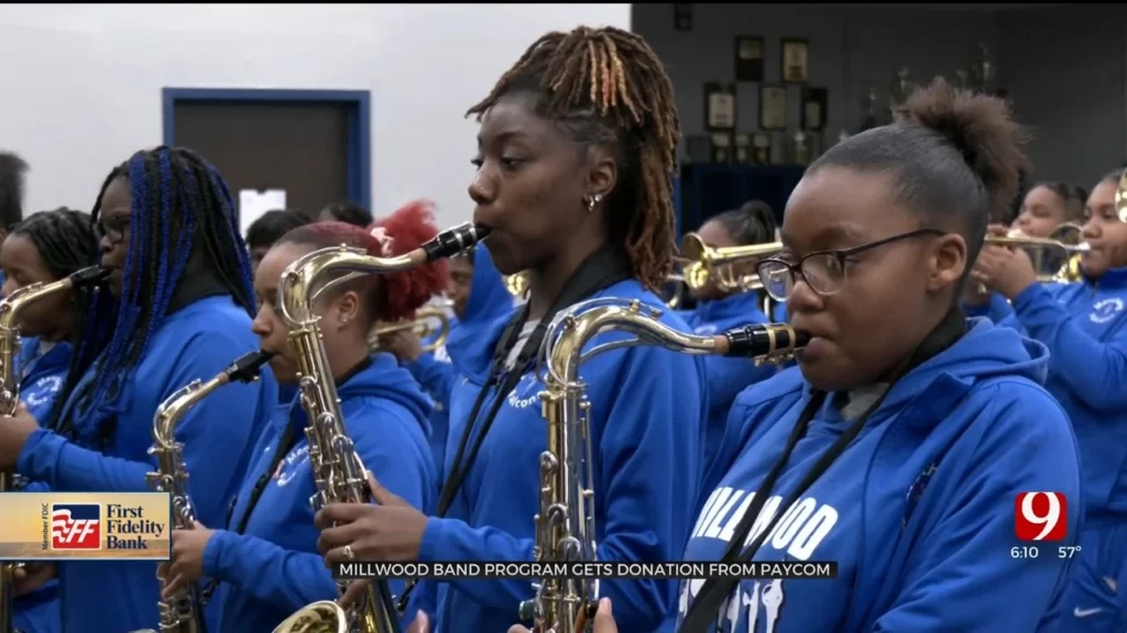 Paycom Awards Millwood Public Schools $116,000 to Fund Music Program and Marching Band
